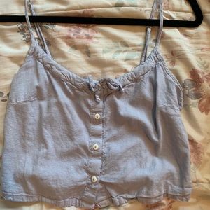 BRANDY MELVILLE blue crop tank